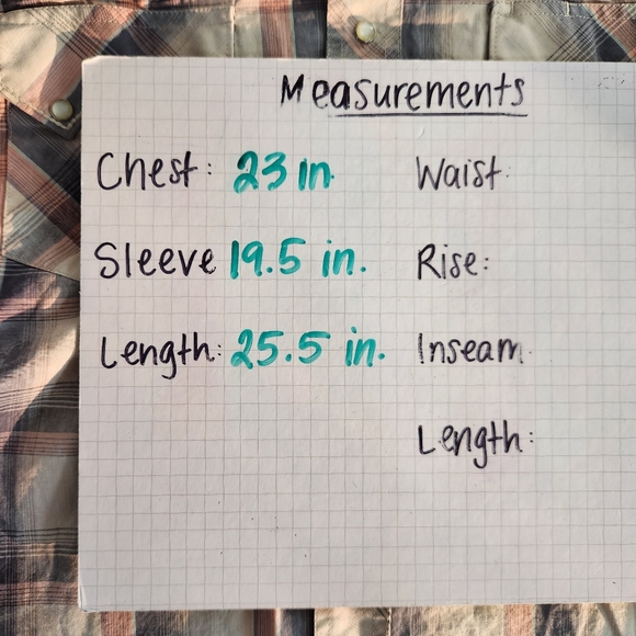 Wrangler Vintage Brush Popper Western Plaid Pearl Snap Shirt Mens Medium/Large - Picture 7 of 7